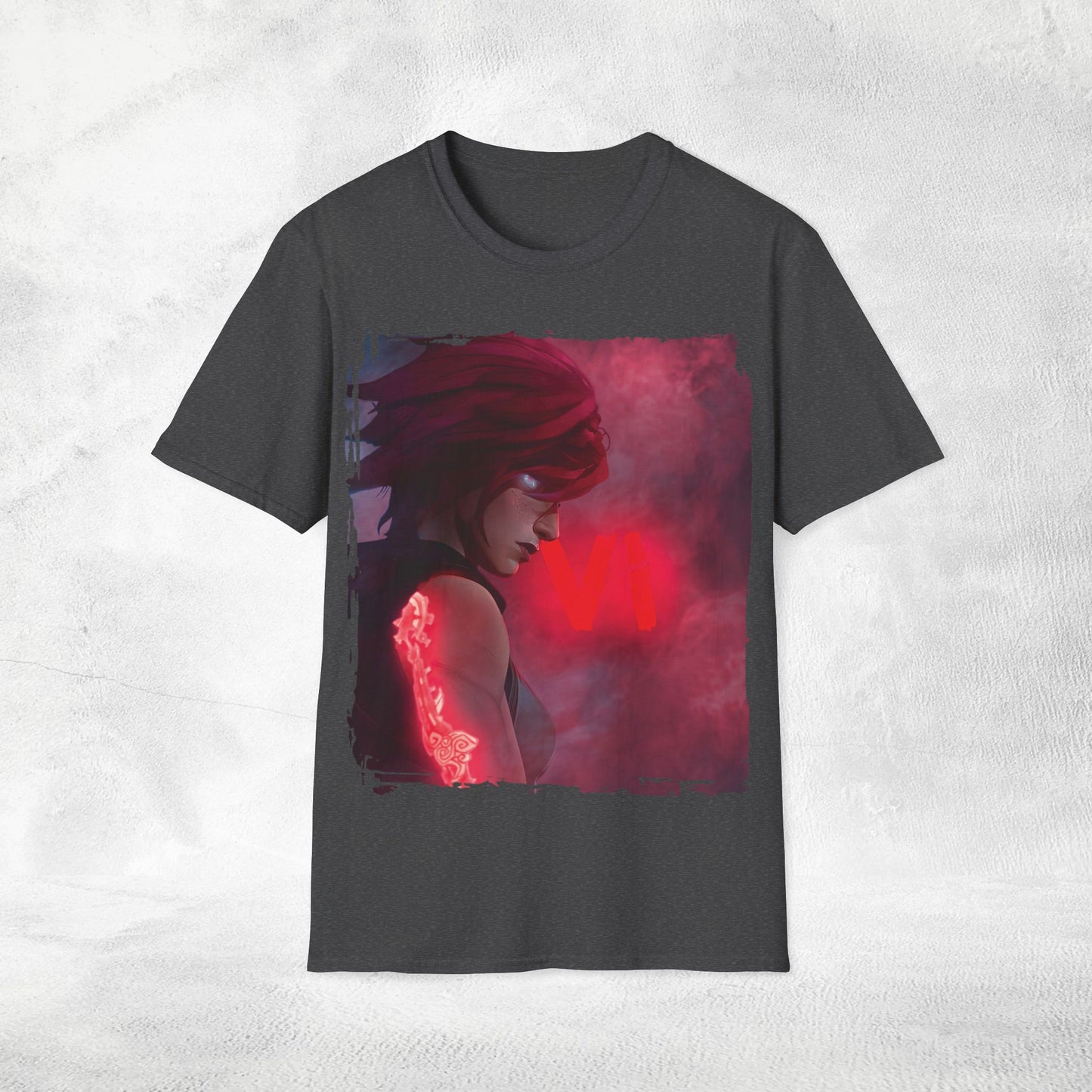 Unisex Gaming shirt Arcane Series LOL Vi
