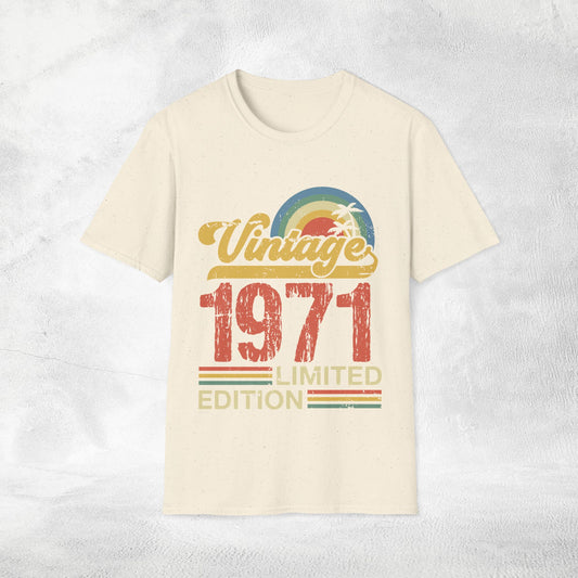 Unisex year of birth shirt 1971