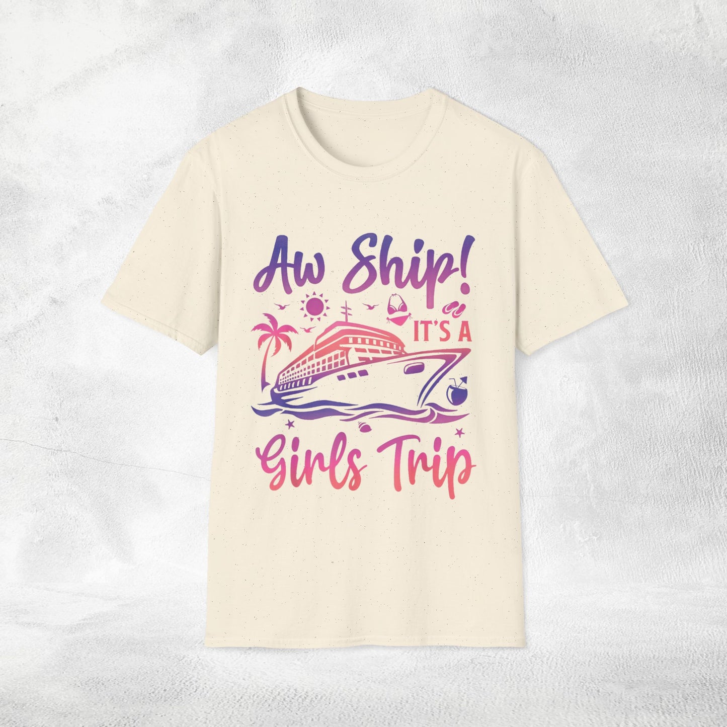 Womens T-shirt girls trip Aw Ship