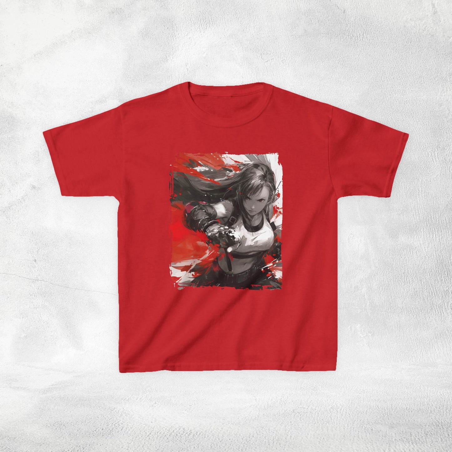 Kids gaming shirt Final Fantasy Tifa Lockhart