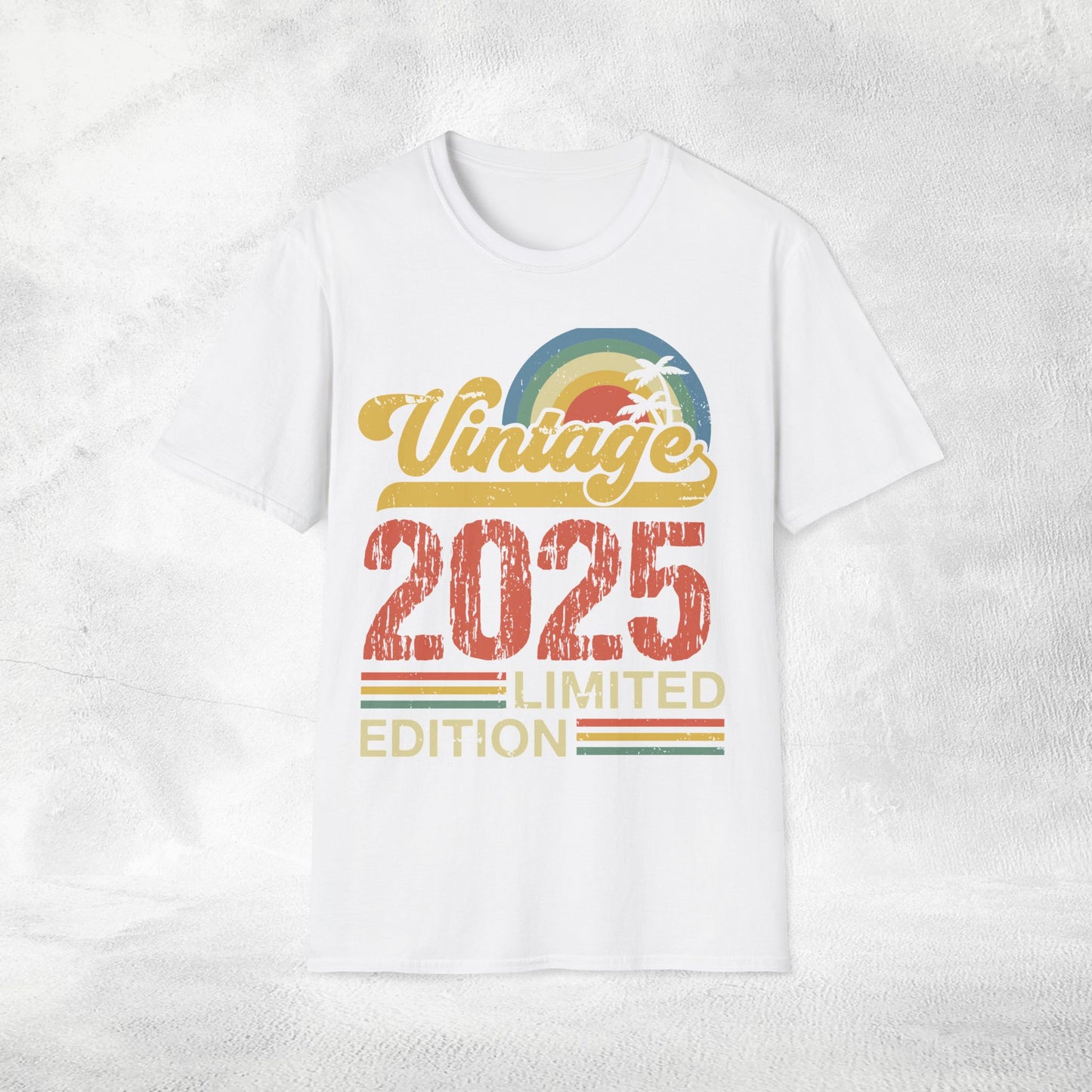Unisex year of birth shirt 2025