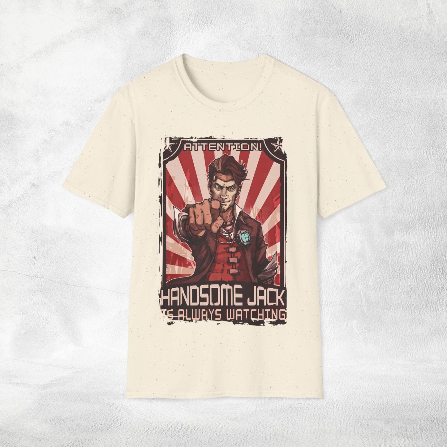 Unisex Gaming shirt Boderlands Handsome Jack
