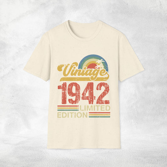 Unisex year of birth shirt 1942
