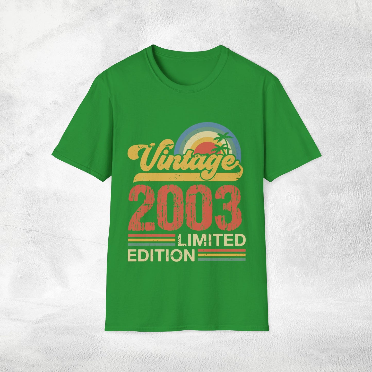 Unisex year of birth shirt 2003