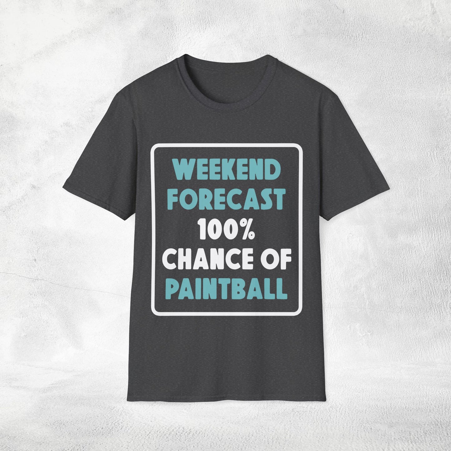 Unisex paintball shirt weekend
