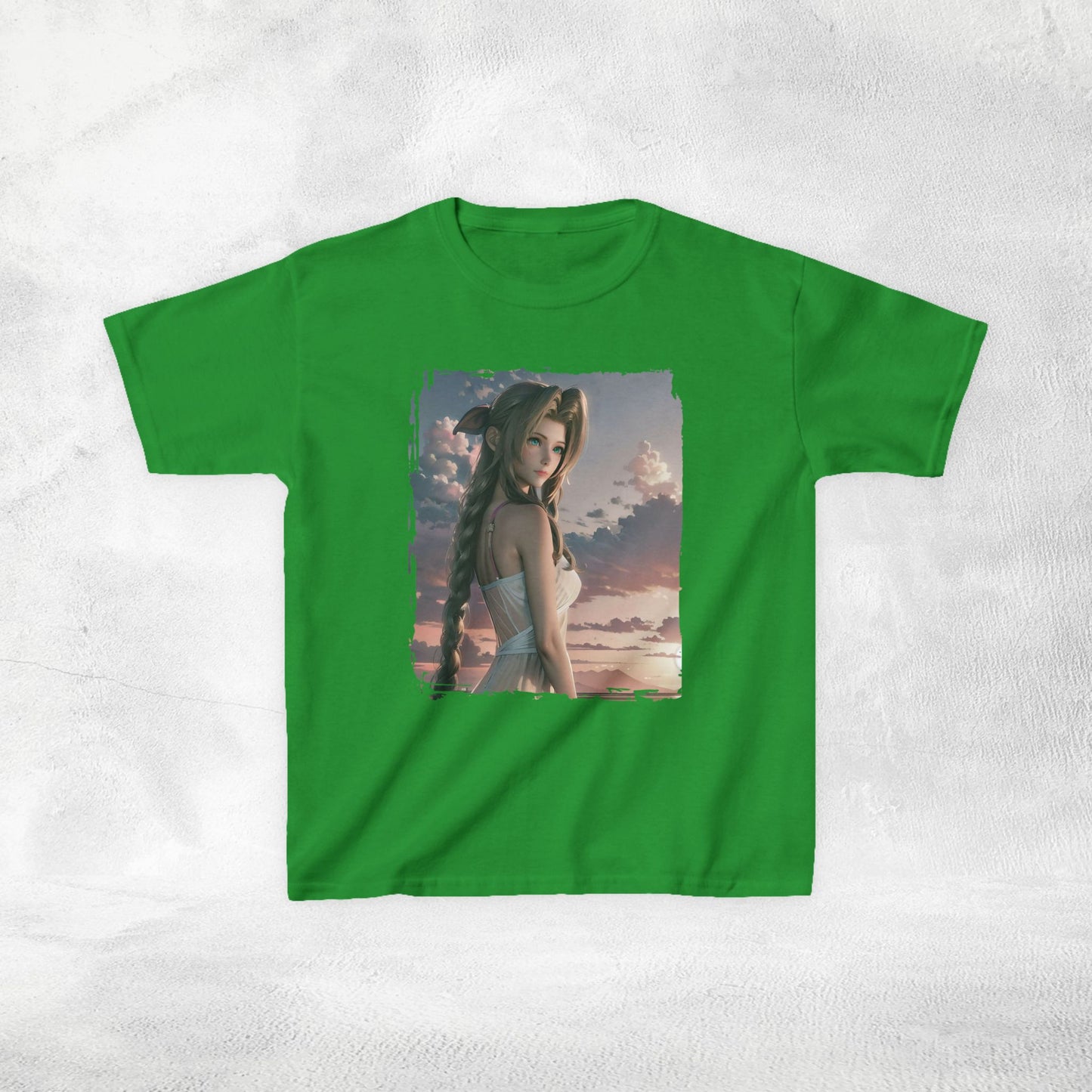 Kids gaming shirt Final Fantasy Aerith Gainsborough