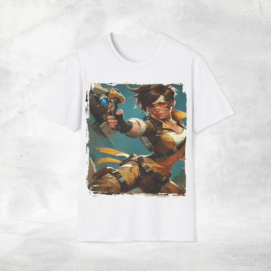 Unisex Gaming shirt Overwatch Tracer