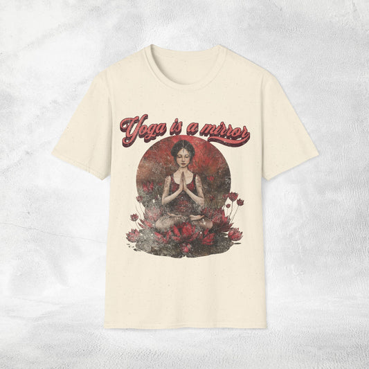 Women's yoga shirt Yoga is a mirror