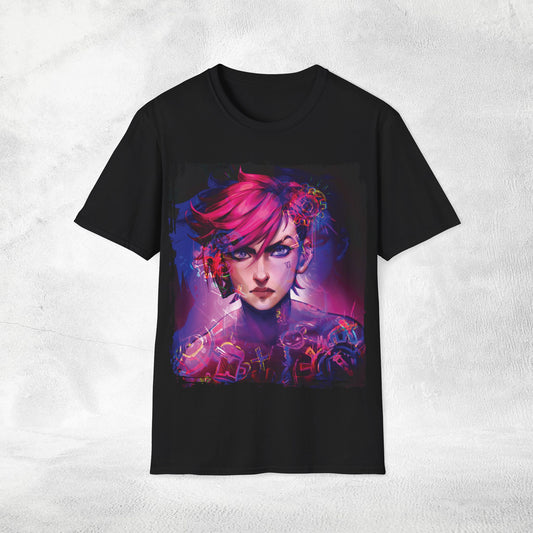 Unisex Gaming shirt Arcane Series LOL Vi