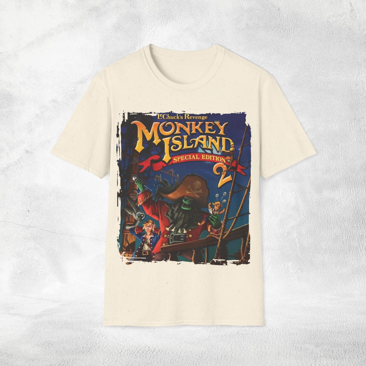 Unisex gaming shirt Monkey Island 2