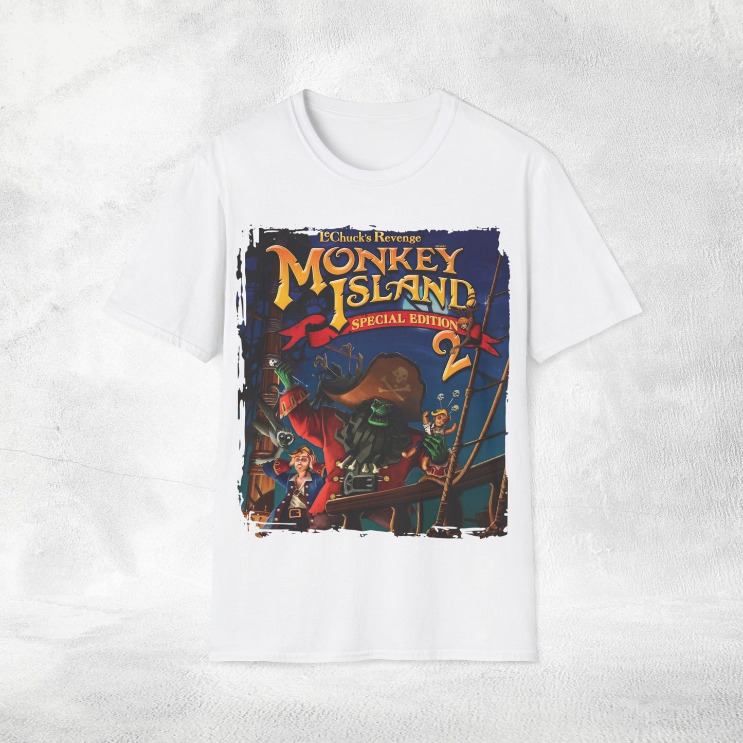Unisex gaming shirt Monkey Island 2