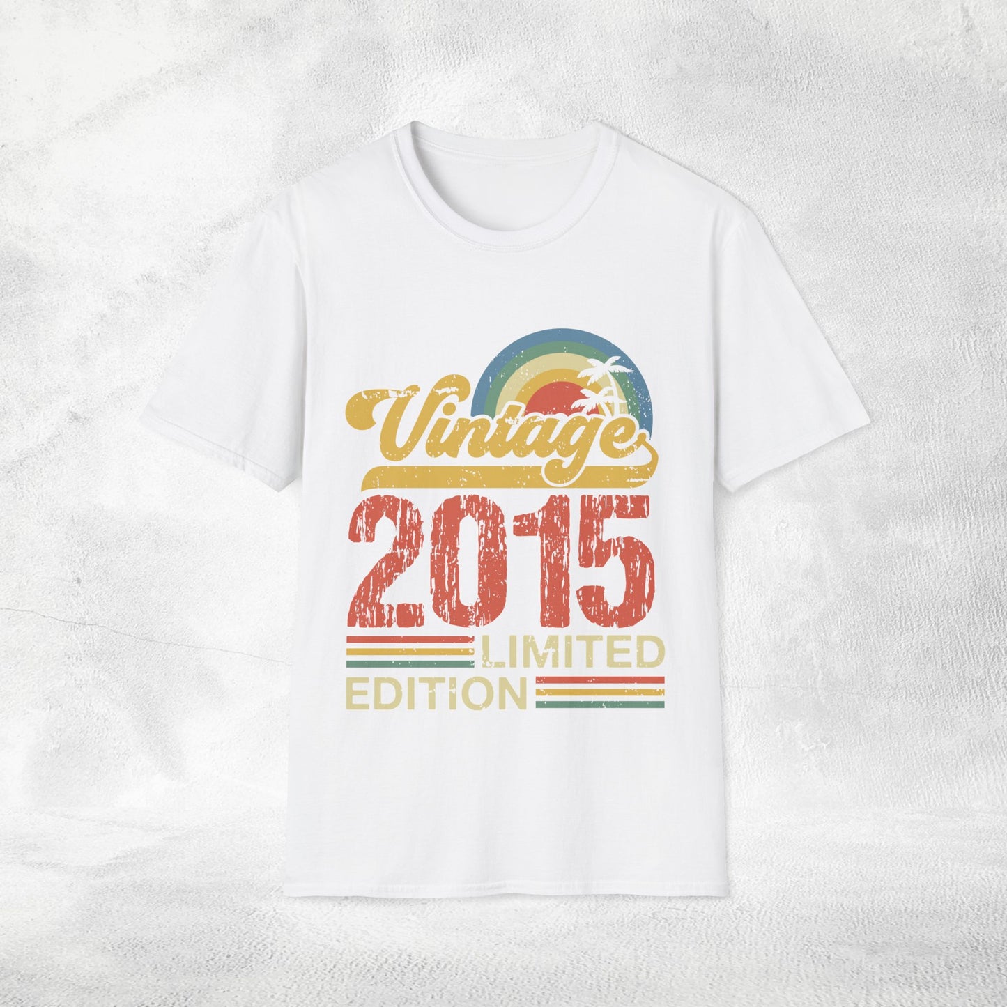 Unisex year of birth shirt 2015