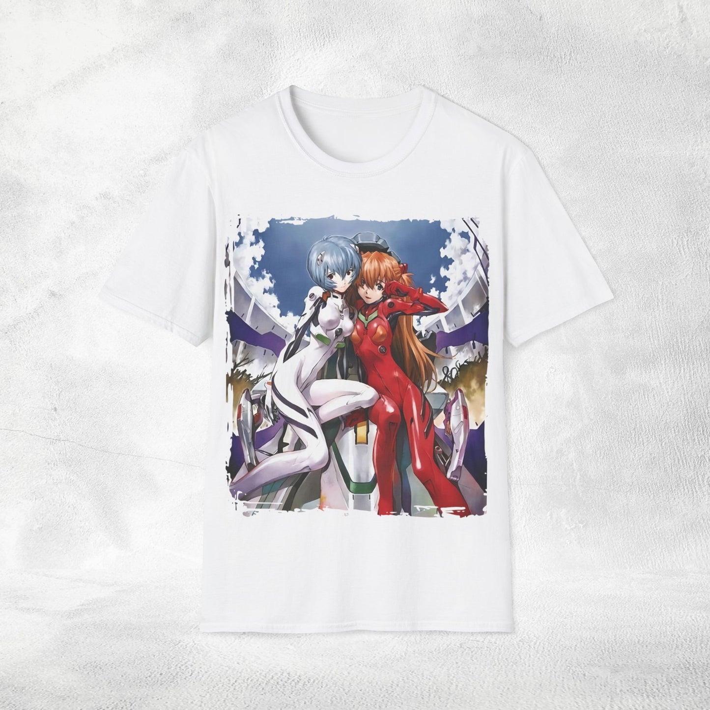 Unisex Anime shirt Rei Ayanami and Asuka Langley Soryu
