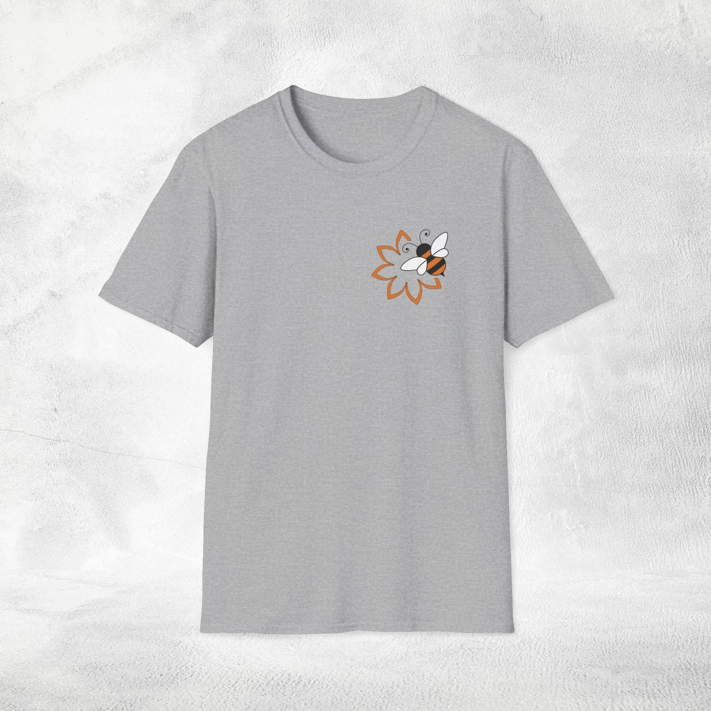 woman's nature inspired shirt bee