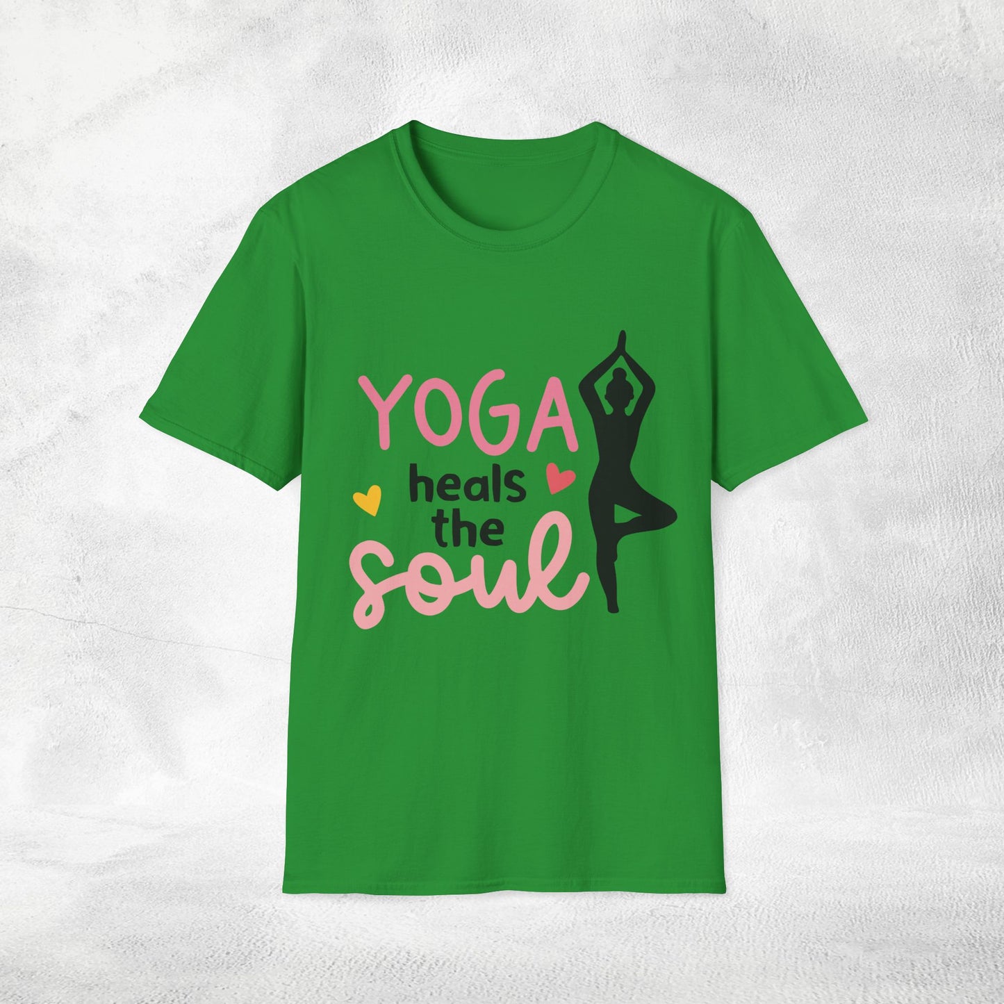 Women's yoga shirt yoga heal's the soul