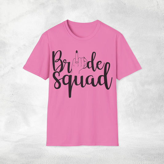 Women's T-Shirt bride squad bachelorette party
