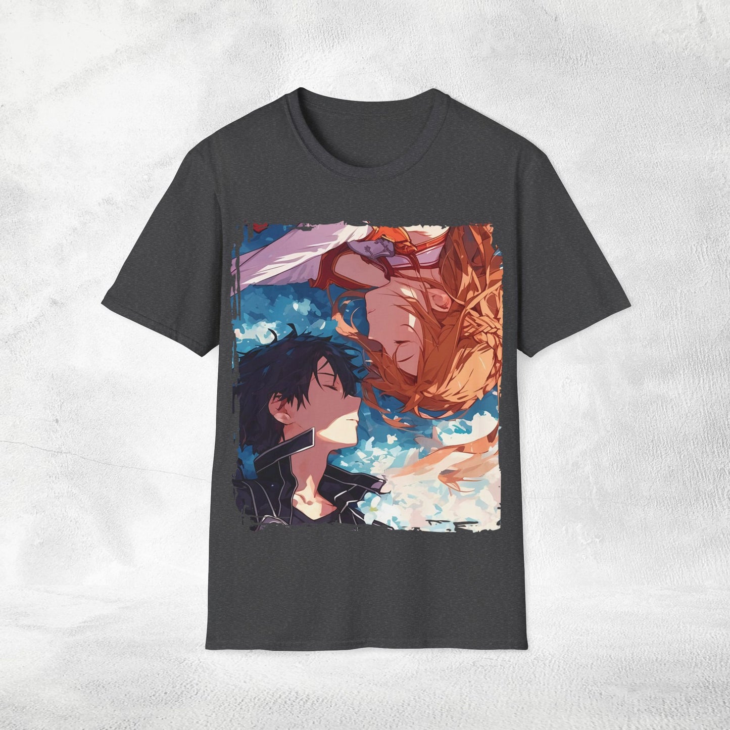 Unisex Anime shirt Kazuto Kirigaya / Kirito and Asuna Yuuki