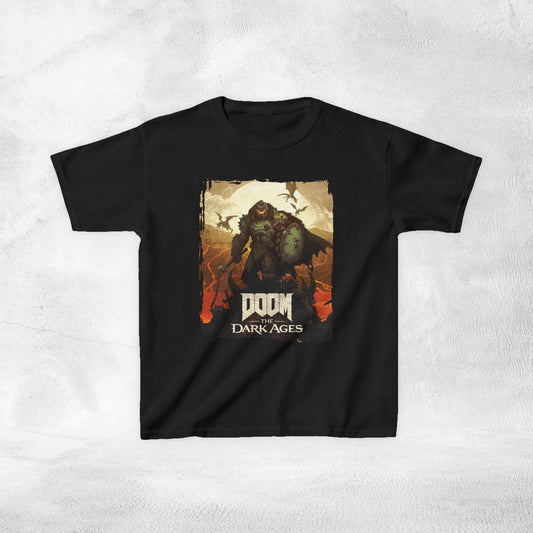 Kids  gaming shirt Doom the Dark Ages