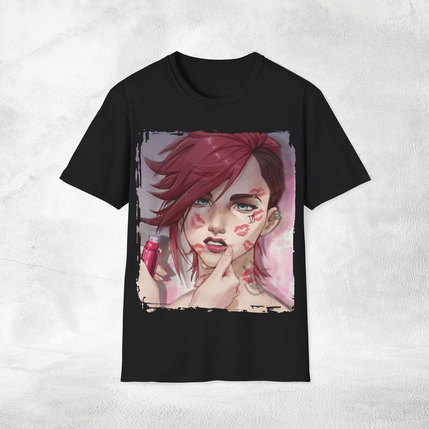 Unisex Gaming shirt Arcane Series LOL Caitlyn and Vi