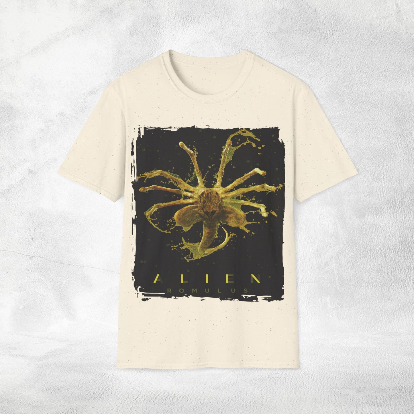 Unisex movie shirt Alien Romulus facehugger