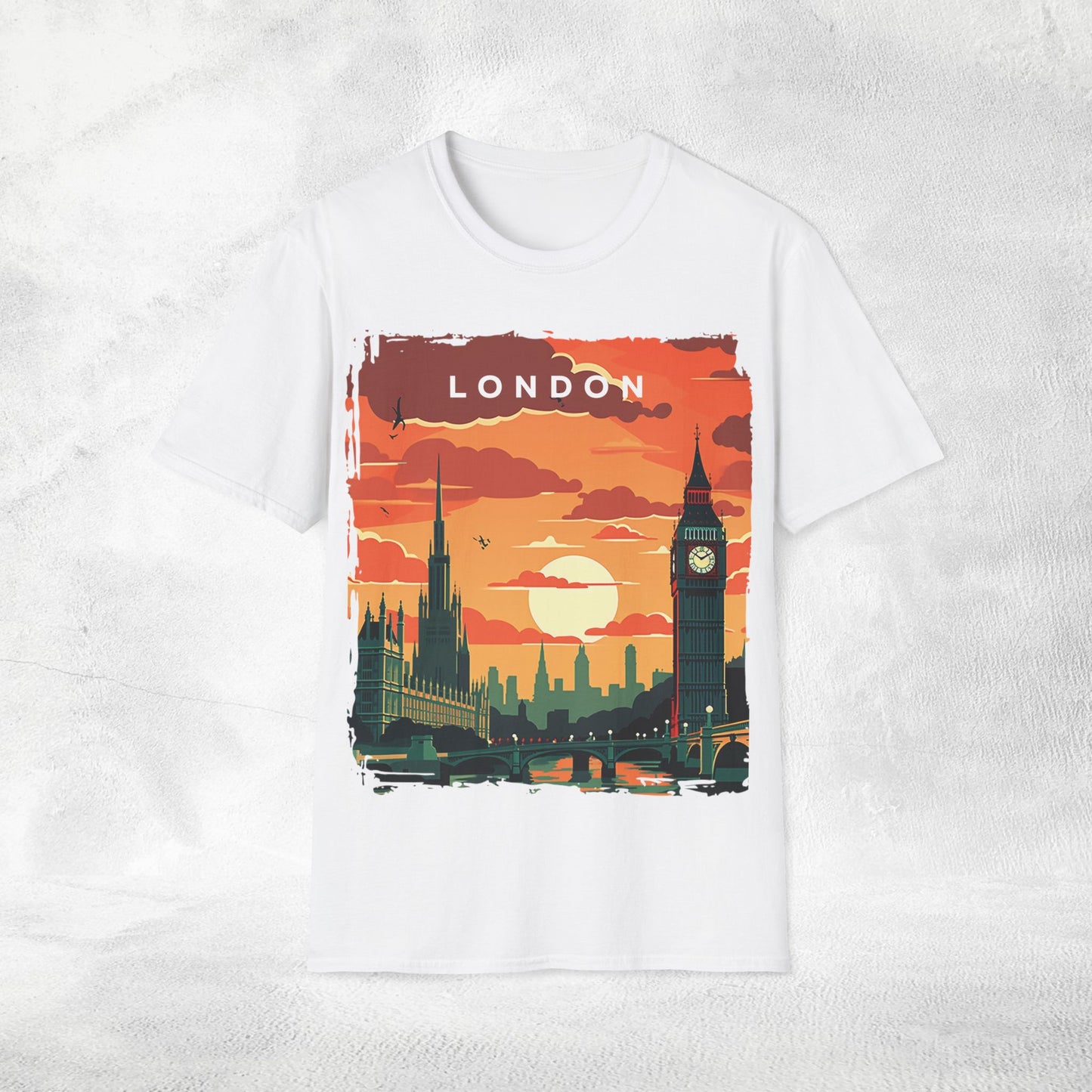 Women T-shirt London vacation tee