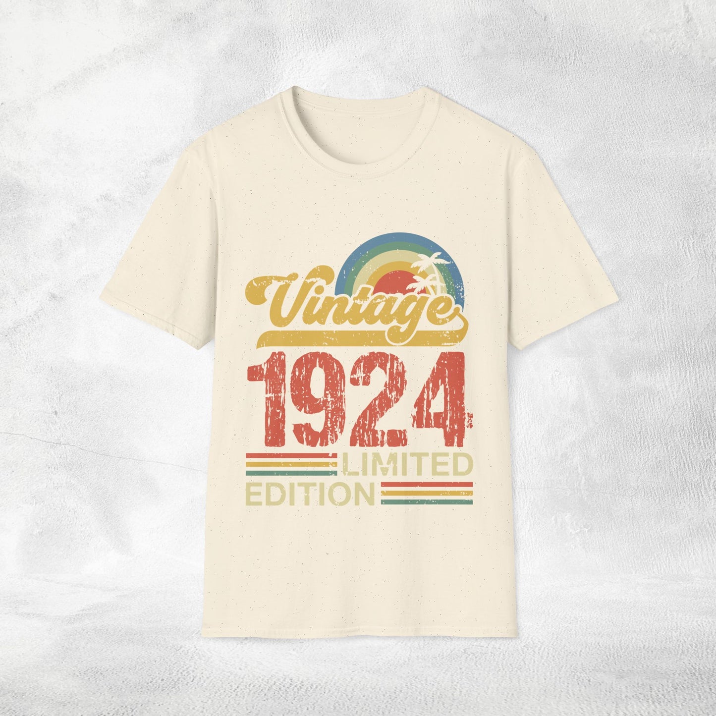 Unisex year of birth shirt 1924