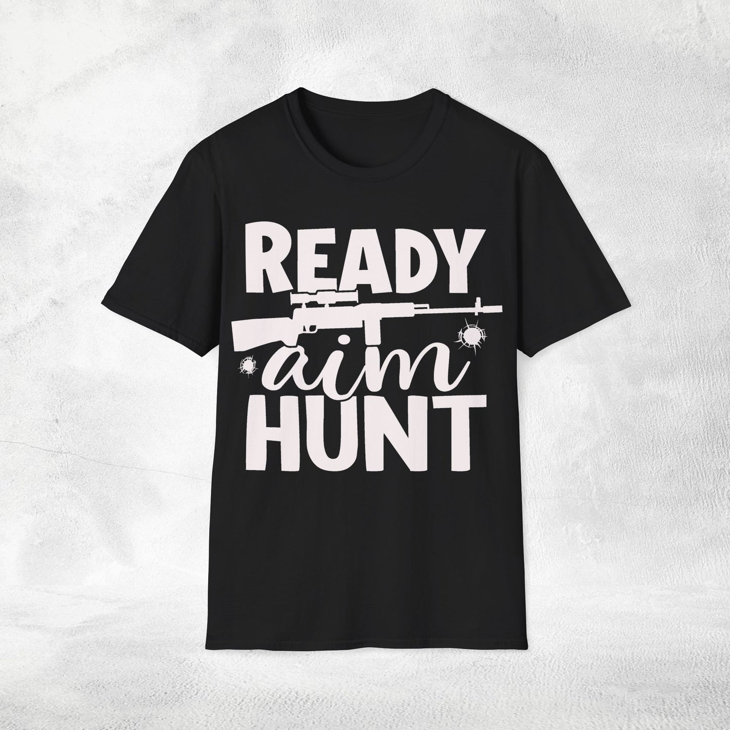 Unisex hunting shirt ready aim hunt