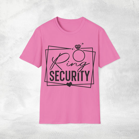 Womens T-Shirt ring security bachelorette party
