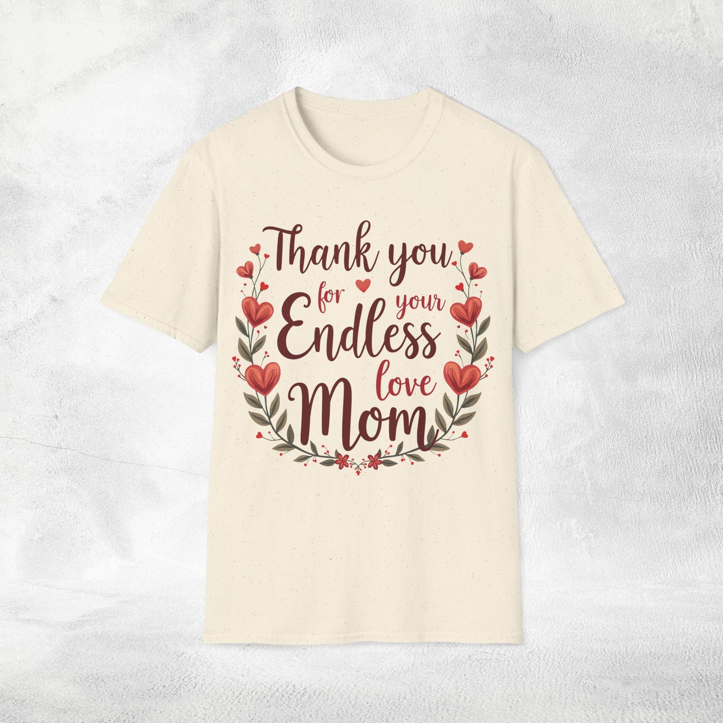 family shirt natural color edition endless love