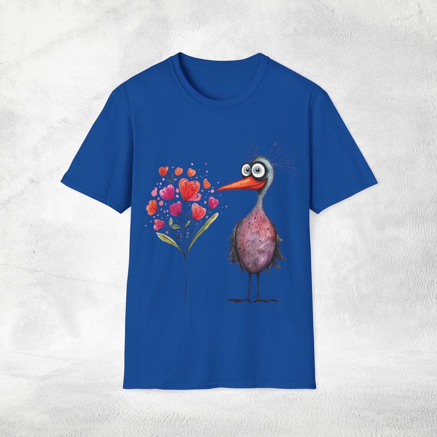 Unisex couples T-Shirt lovebird