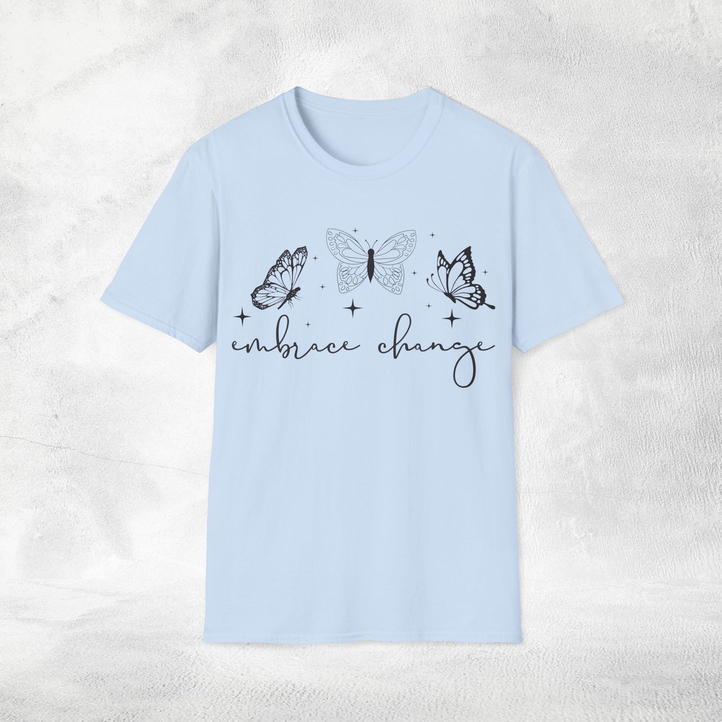 Women's Slogan T-shirt embrace change