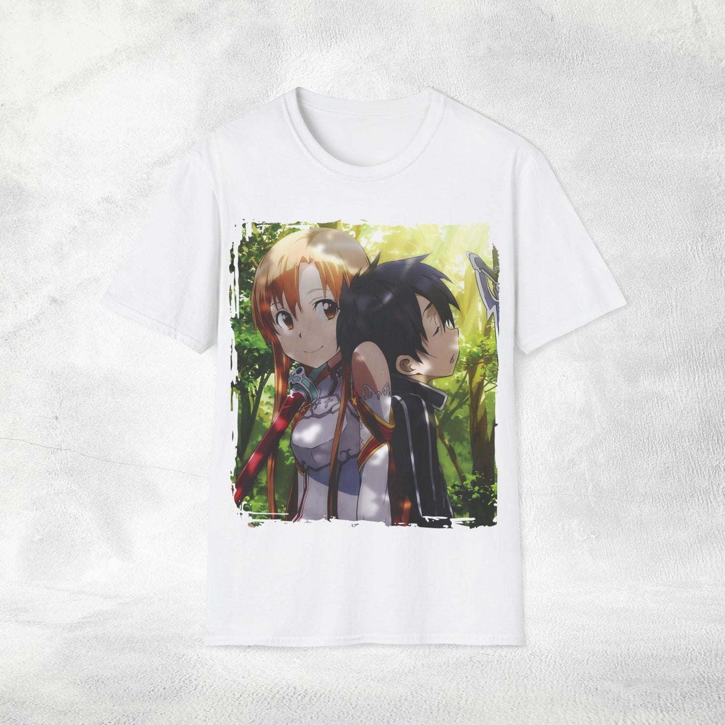Unisex Anime shirt Kazuto Kirigaya / Kirito and Asuna Yuuki