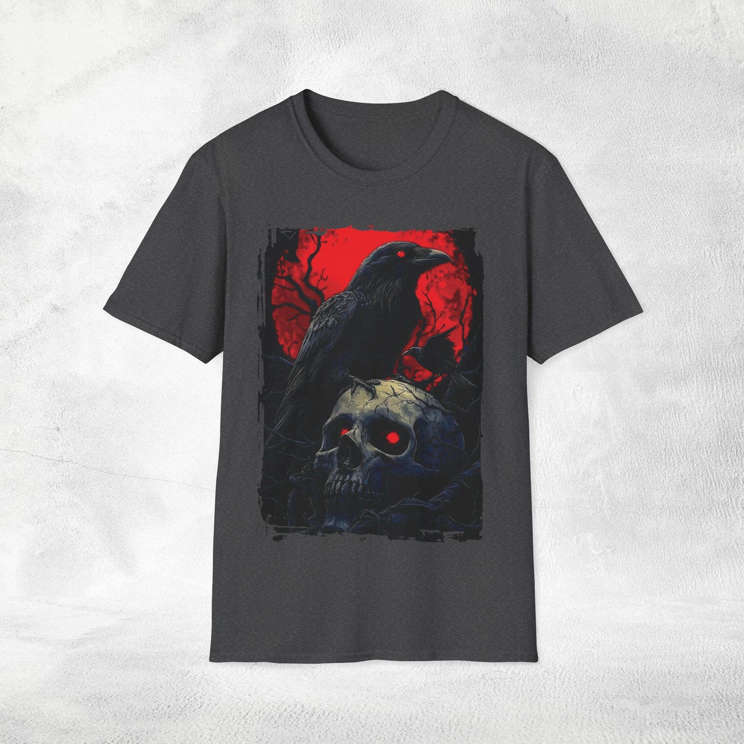 Unisex Gothic Shirt Crow