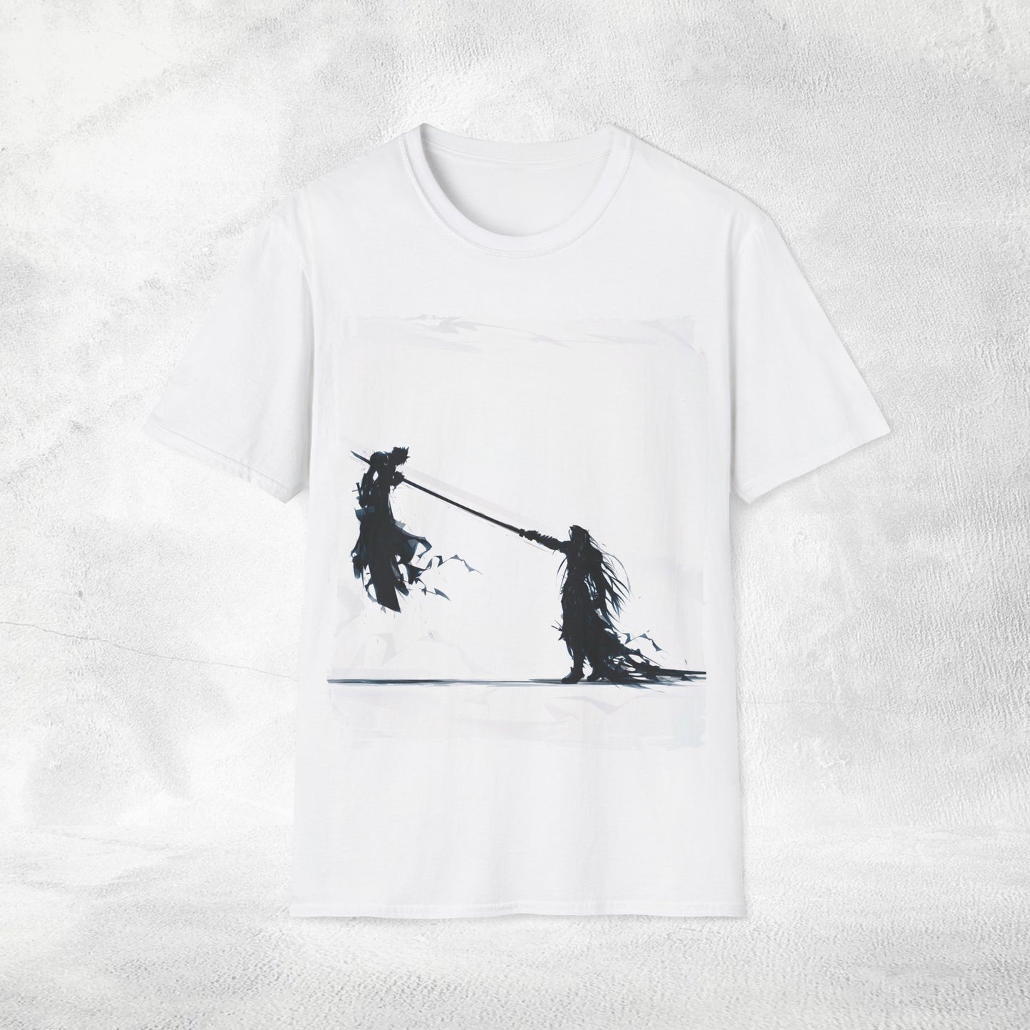 Unisex Gaming shirt Final Fantasy Cloud Strife and Sephiroth