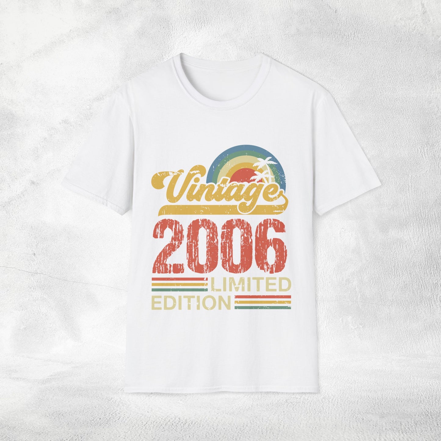 Unisex year of birth shirt 2006