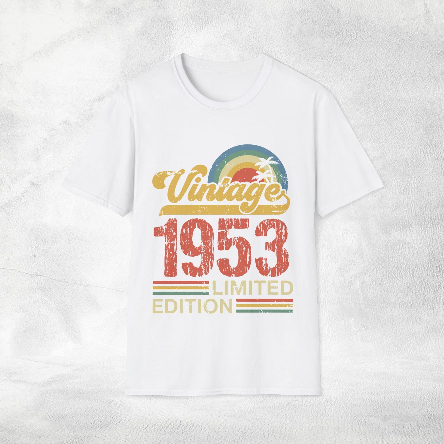 Unisex year of birth shirt 1953