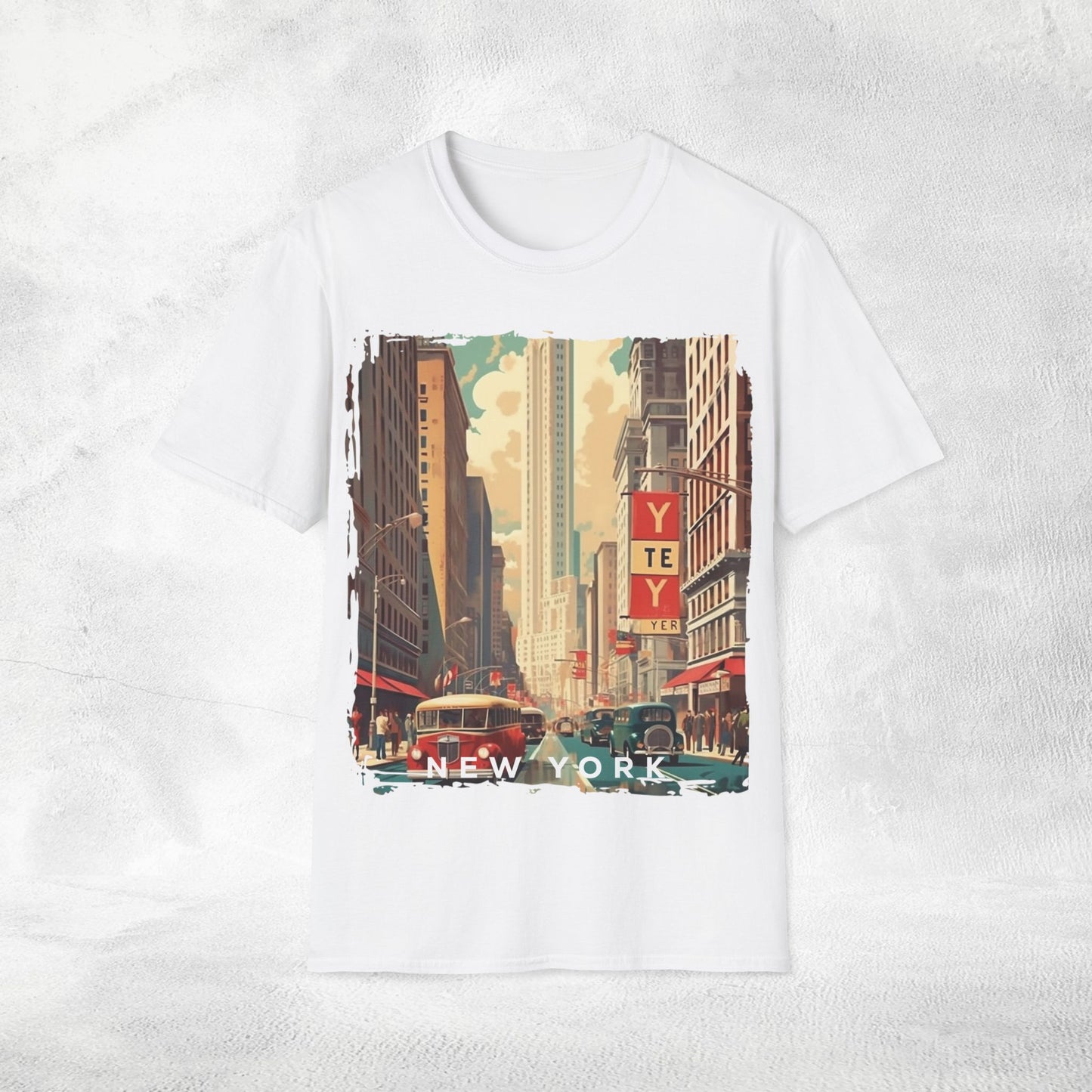 Women T-shirt New York vacation tee