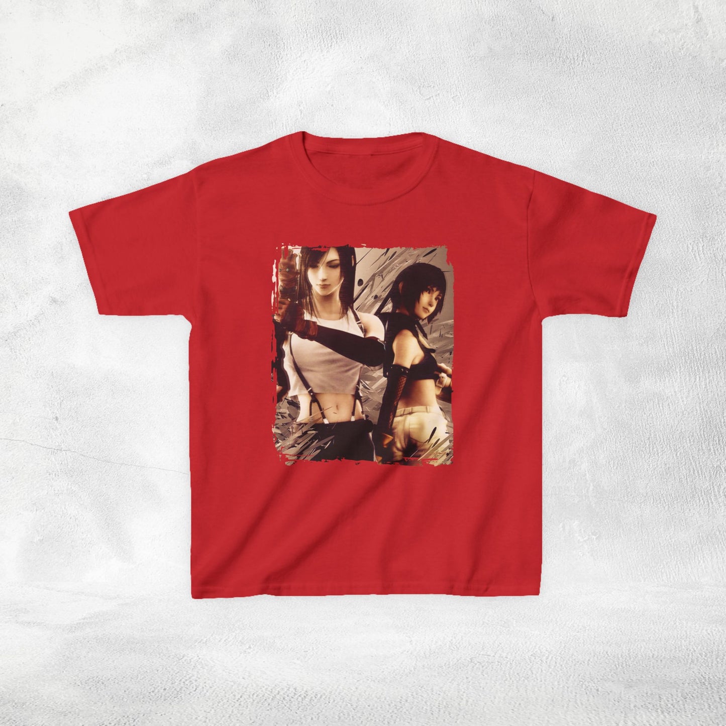 Kids gaming shirt Final Fantasy Tifa Lockhart and Yuffie Kisaragi