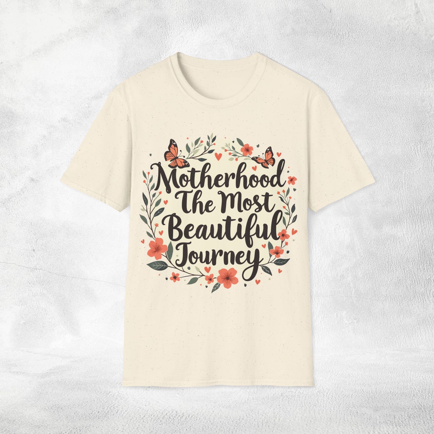 family shirt natural color edition motherhood