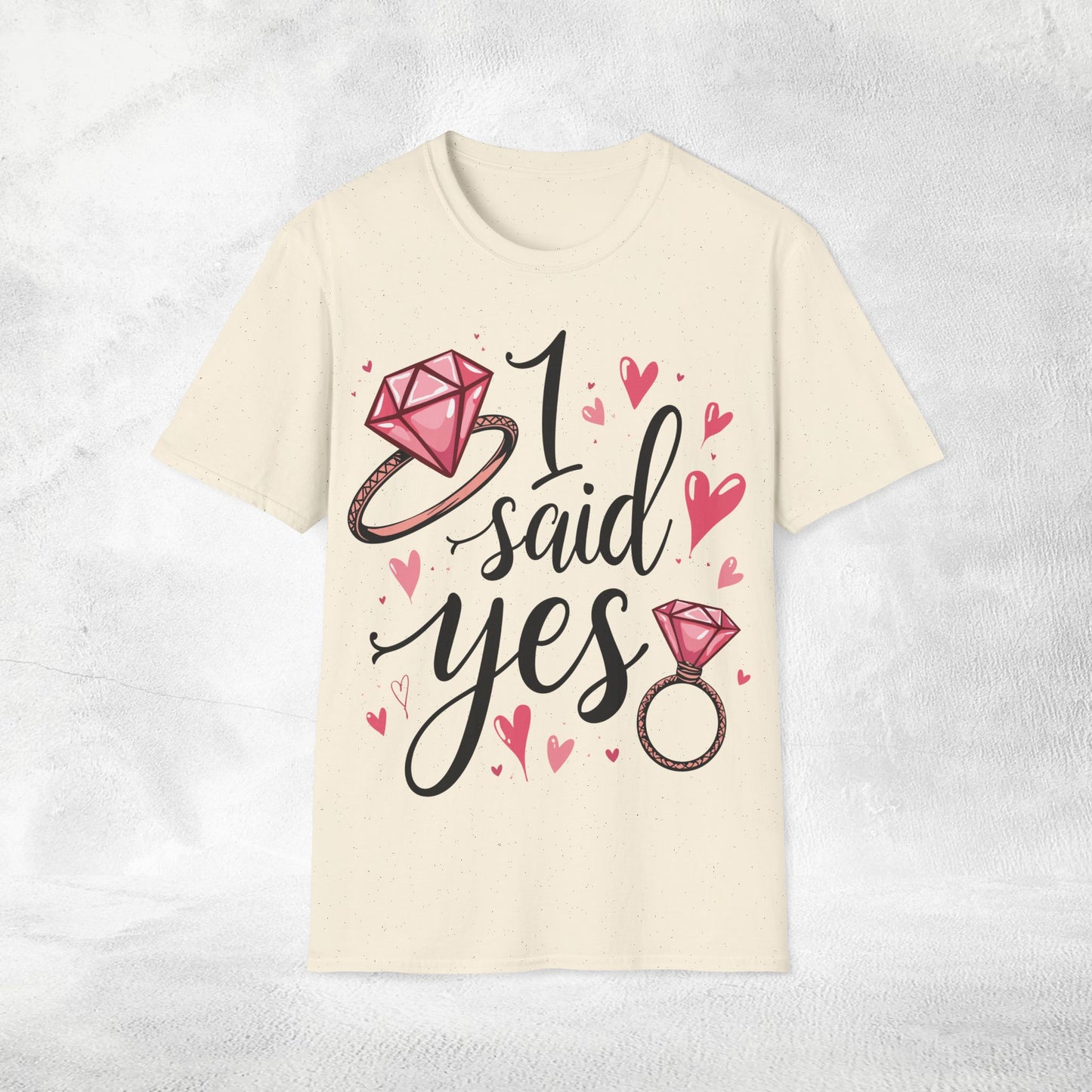 Women's T-Shirt I said yes bachelorette party