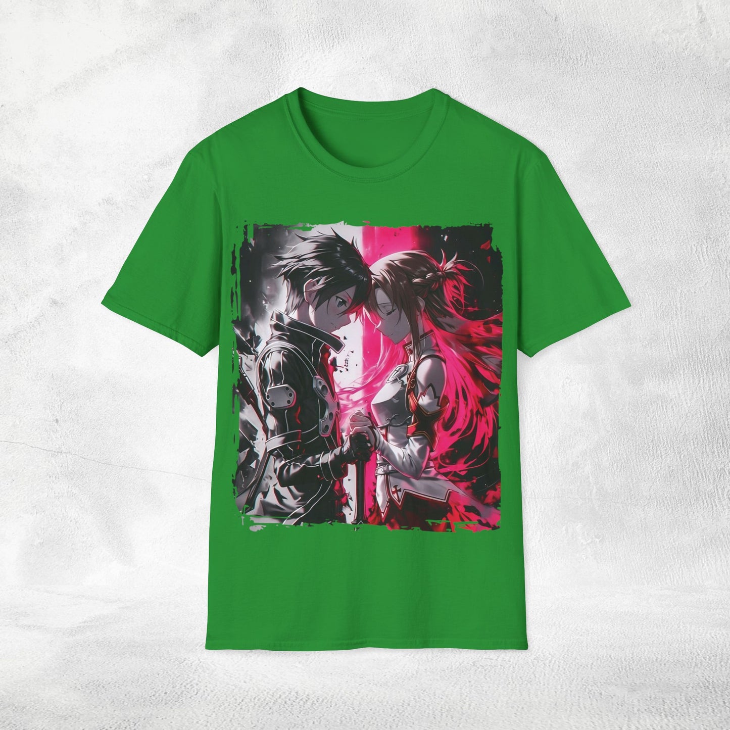 Unisex anime shirt Kazuto Kirigaya / Kirito and Asuna Yuuki