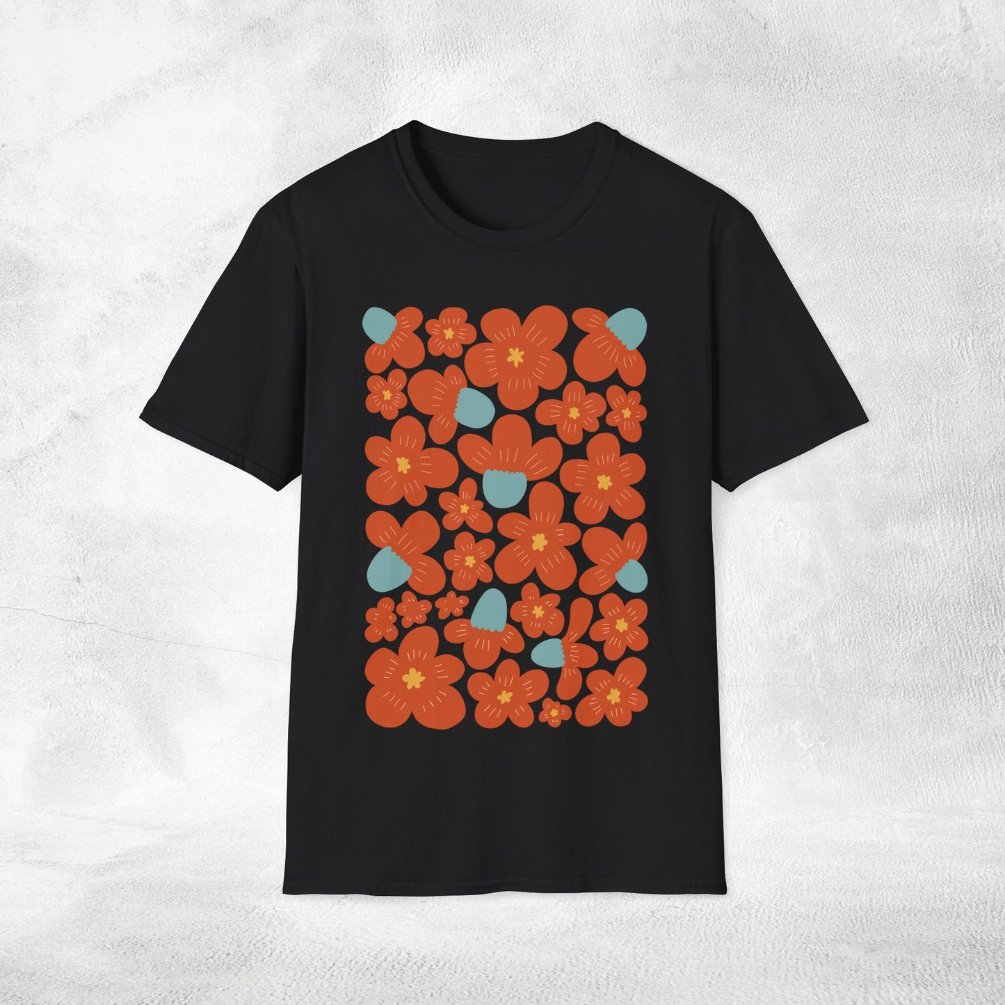 Womens shirt Dänische Blumen