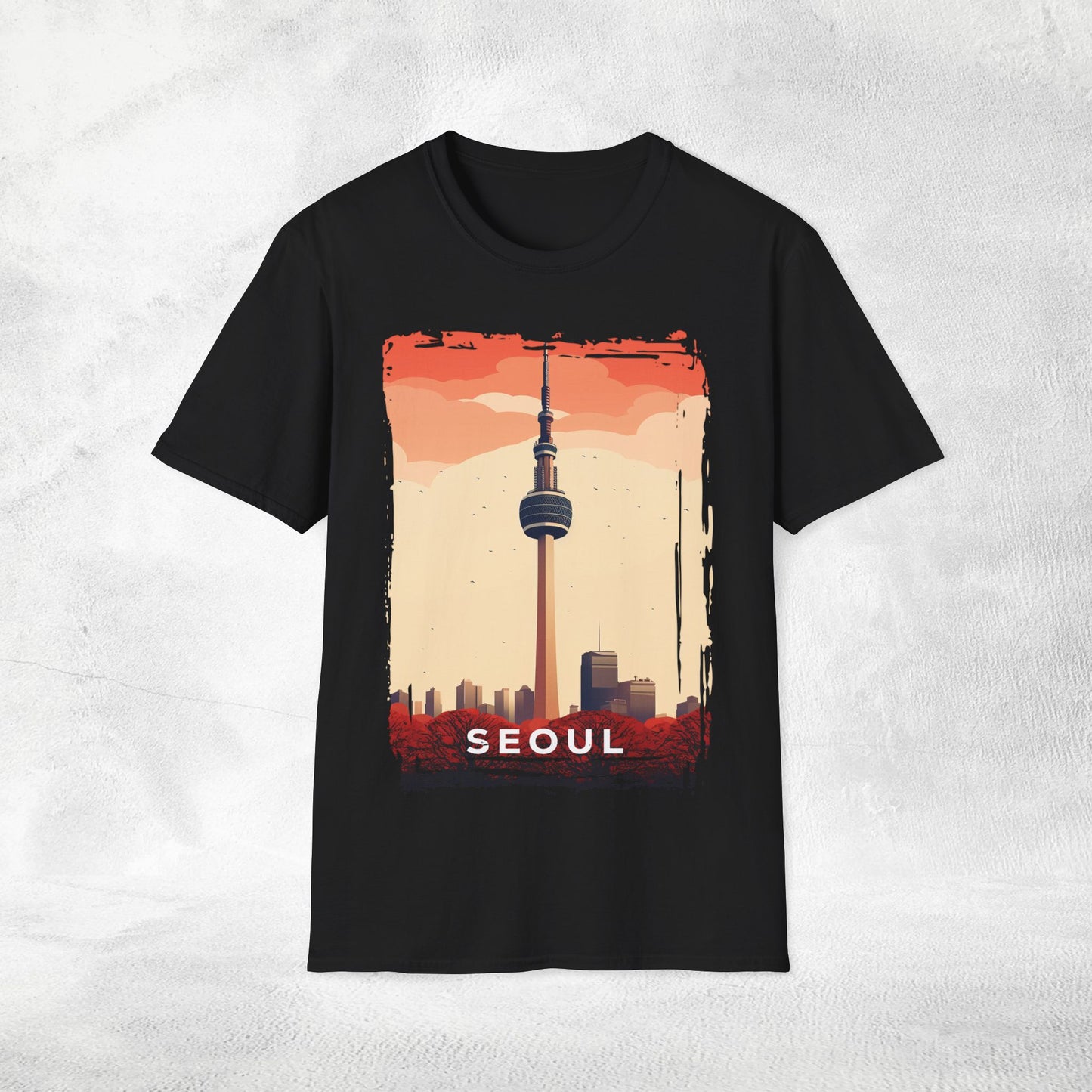 Women T-shirt Seoul vacation tee