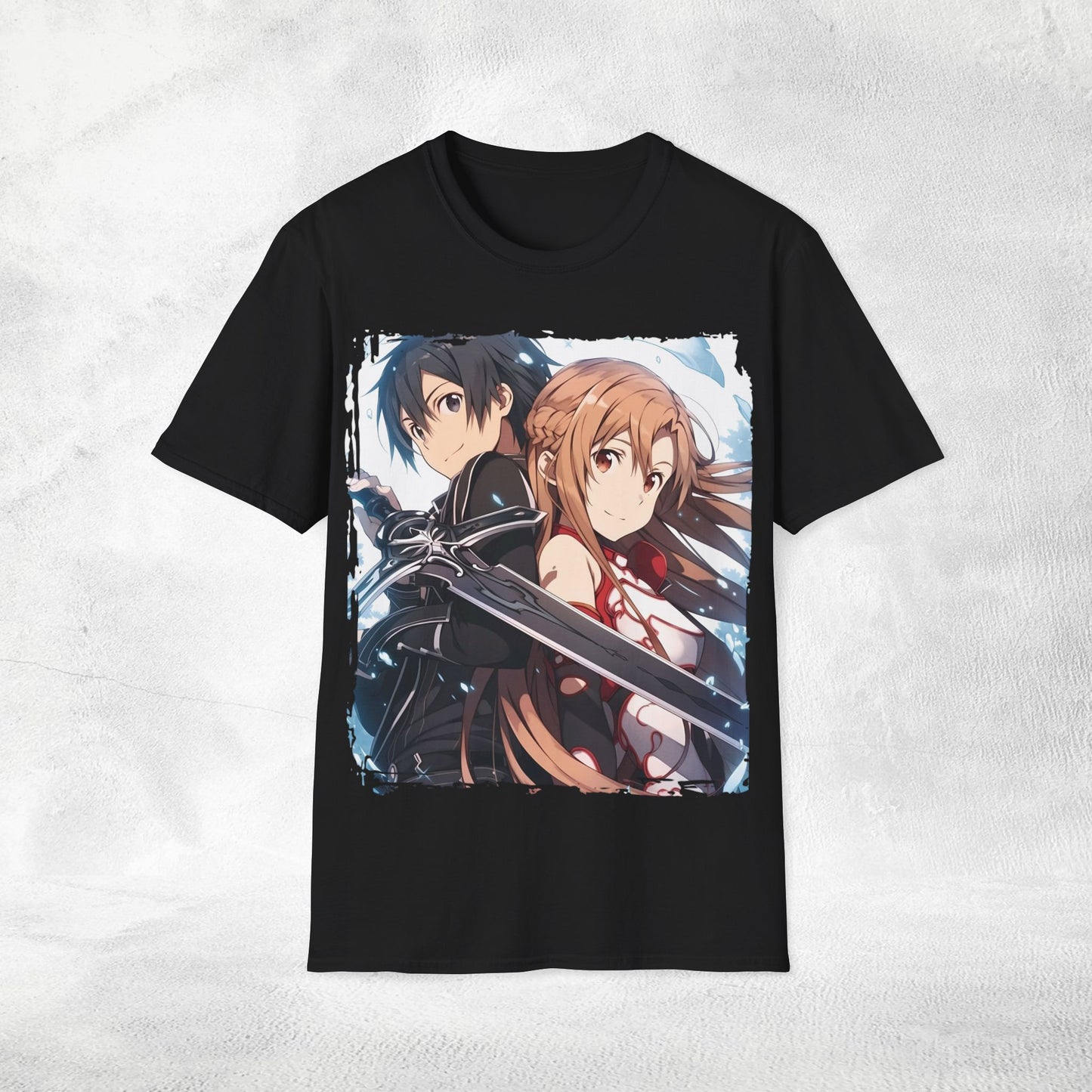 Unisex anime shirt Kazuto Kirigaya / Kirito and Asuna Yuuki