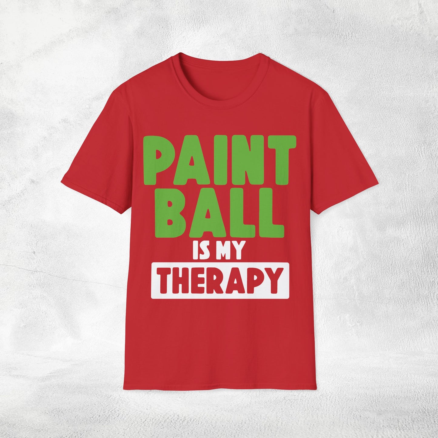 Unisex paintball shirt Therapy