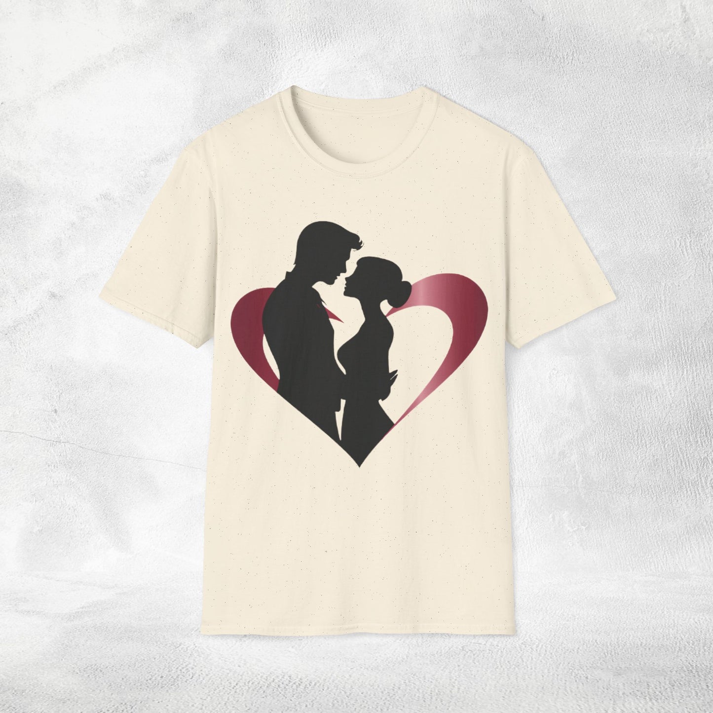 Unisex couples T-Shirt heart