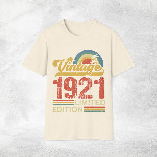 Unisex year of birth shirt 1921