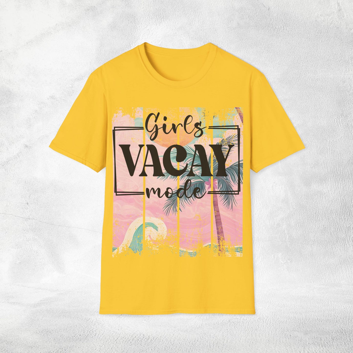 Womens T-shirt girls vacay mode
