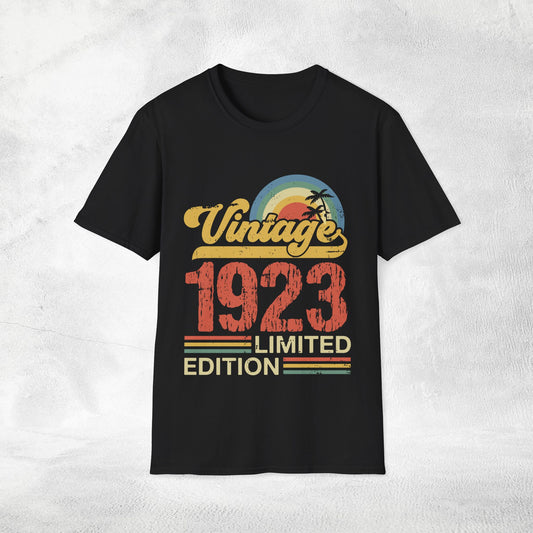 Unisex year of birth shirt 1923