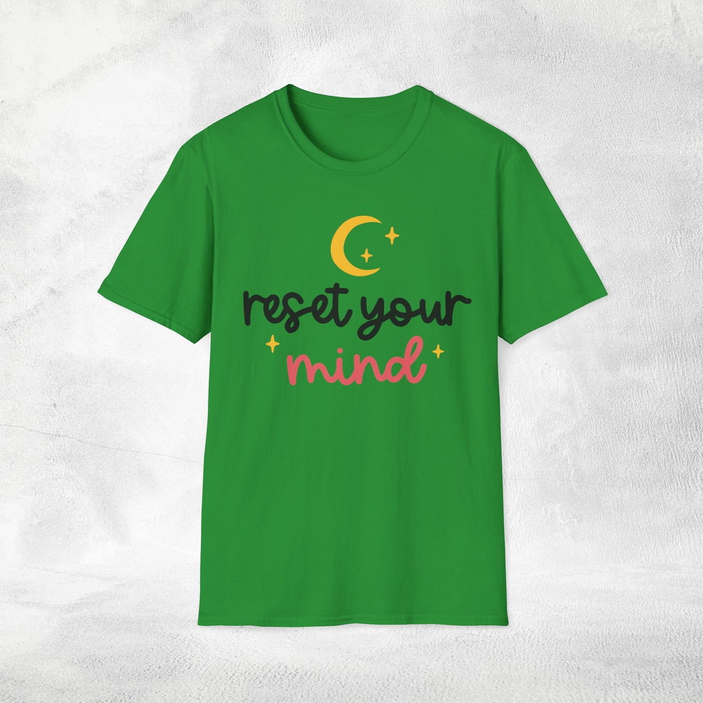 Women's yoga shirt reset your mind